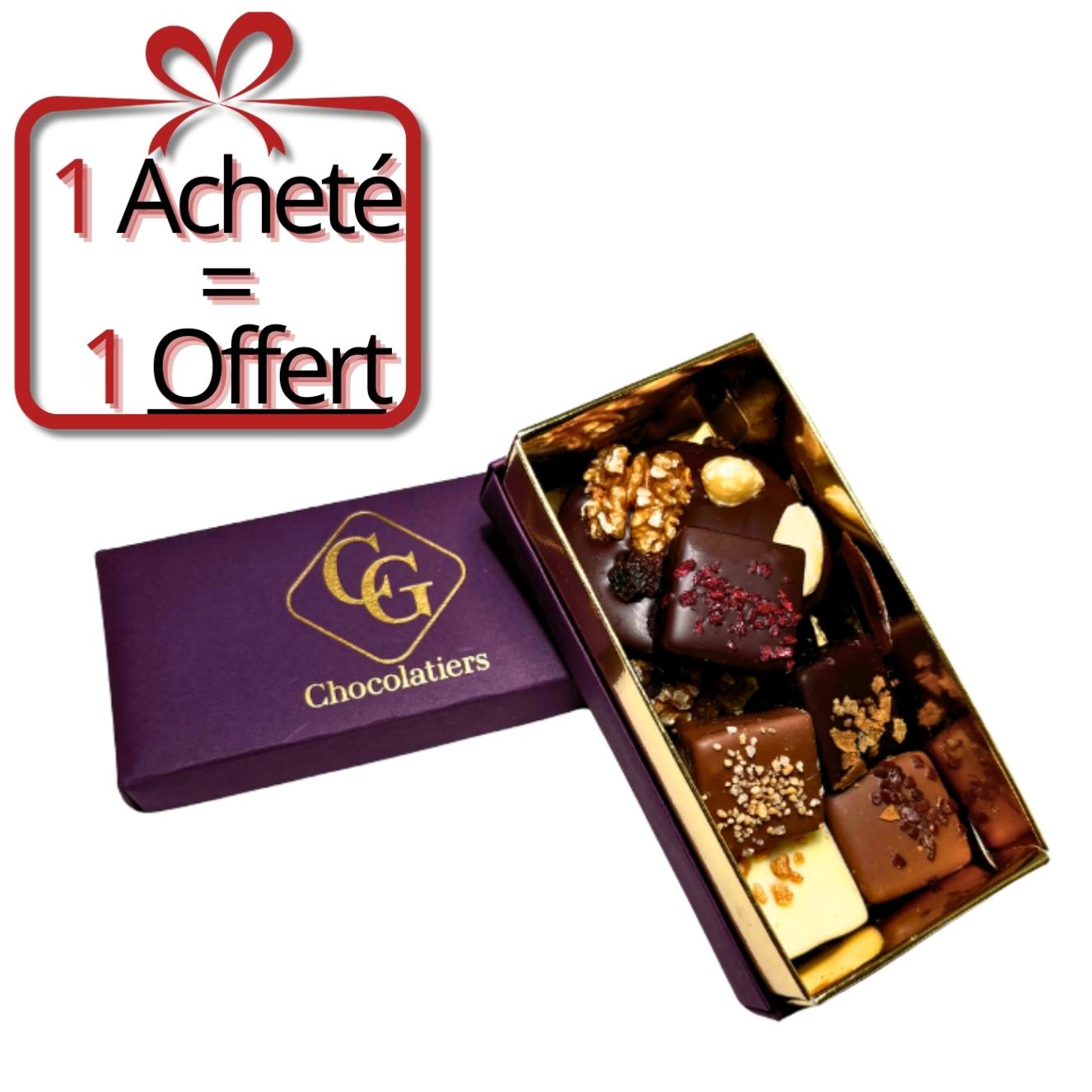 CG Écrin Dégustation 200g - Assortiment de 17 Chocolats 